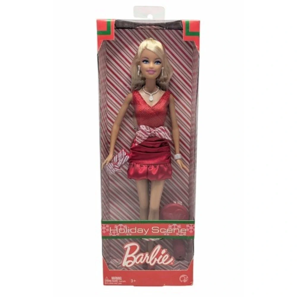 2008 Mattel Barbie Holiday Scene Doll P8790